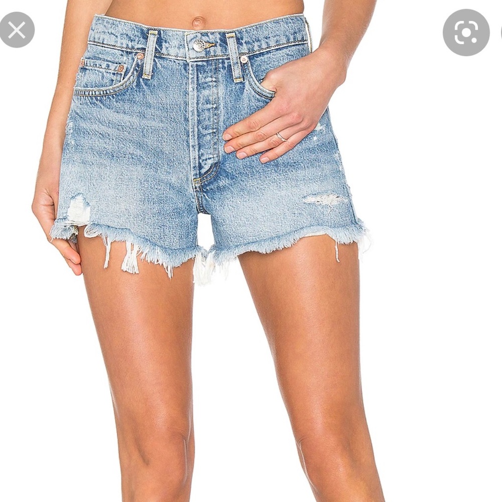 AGOLDE Parker Denim Shorts